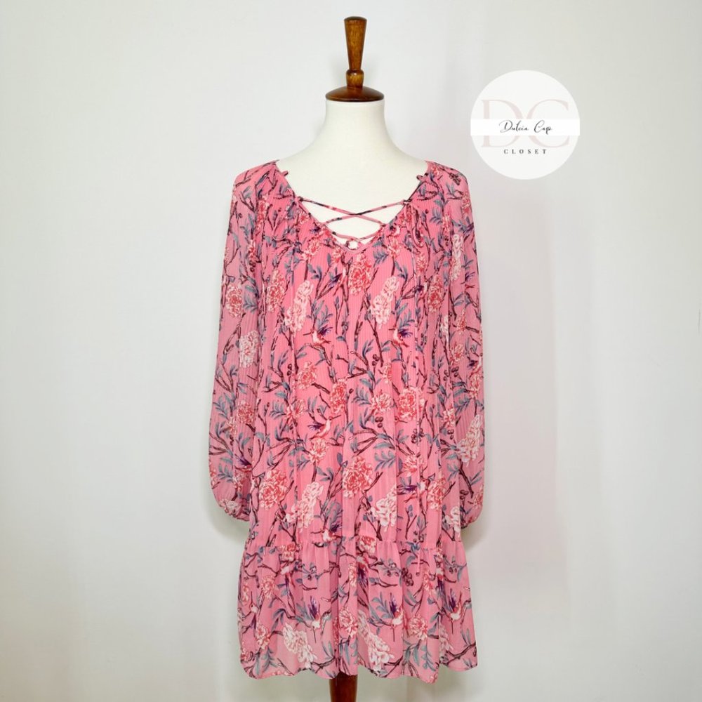 Sfera Collection Birds & Flowers Dress Size S